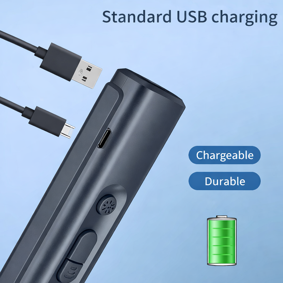 Ultrasonic Dog Repeller Anti Barking Device USB Rechargeable