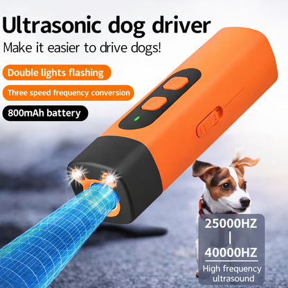 Ultrasonic Dog Repeller Anti Barking Device USB Rechargeable