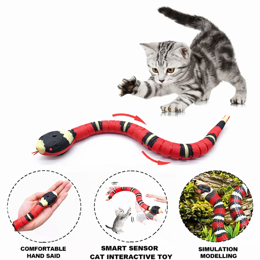 Interactive Smart Motion Snake Toy For Cats