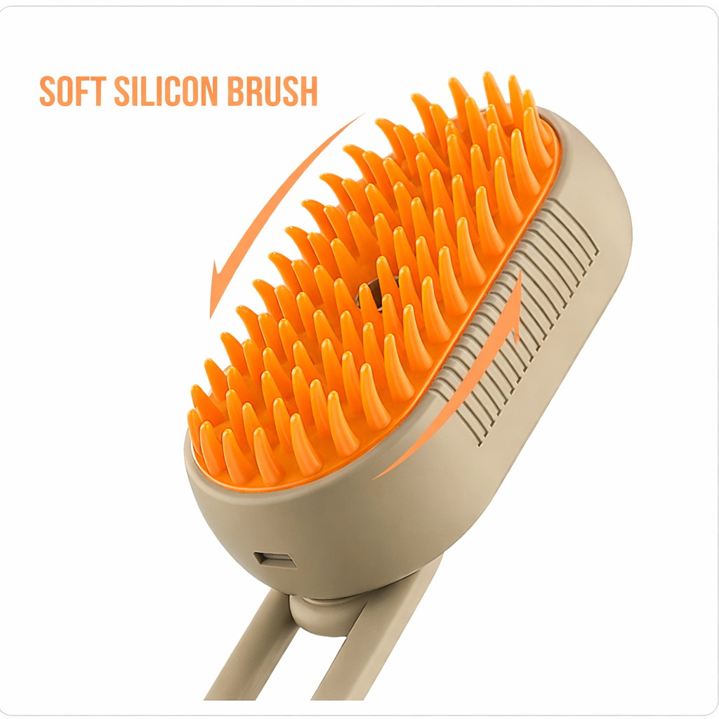 Premium Electric Steam Massage Comb for Cats & Dogs