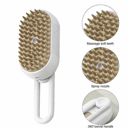Premium Electric Steam Massage Comb for Cats & Dogs