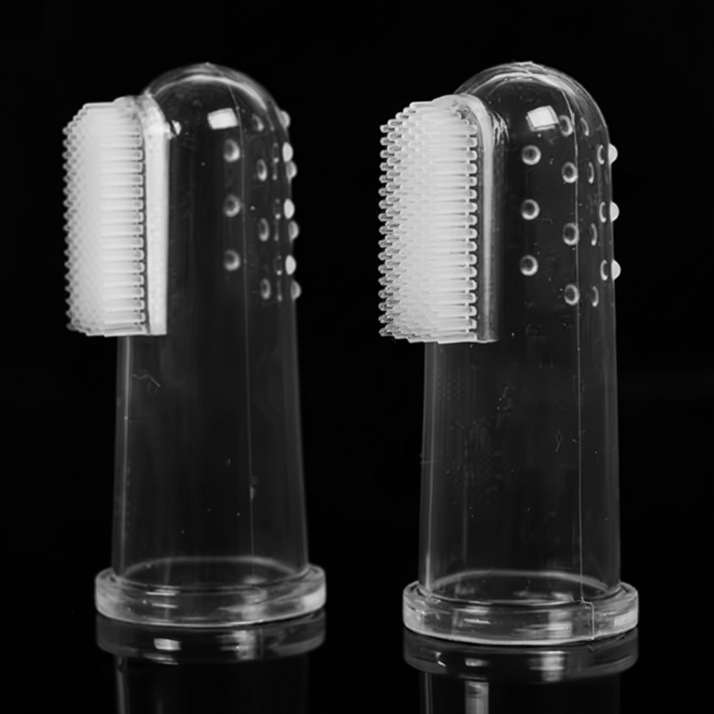 Soft Finger Toothbrush for Healthy Pet Teeth