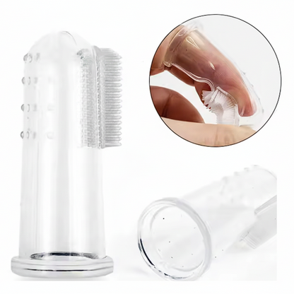 Soft Finger Toothbrush for Healthy Pet Teeth